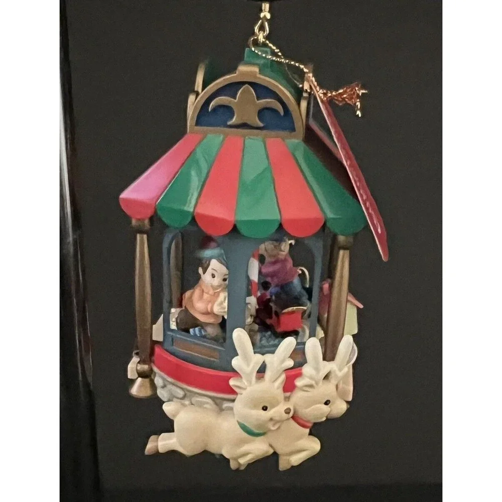Christmas Traditions Deluxe Solar Motion Ornaments Cuckoo Clock & Toy Shop Kmart